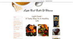 Desktop Screenshot of light-food-full-of-flavour.com